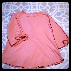 Tickled Teal Dusty Pink Top
